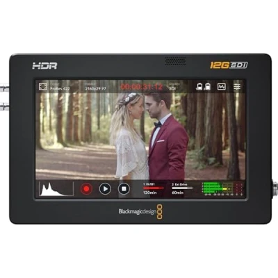 Afbeelding van Blackmagic Design Videomonitor 12.7 cm 5 inch Audio Line in, out, HDMI, SDI