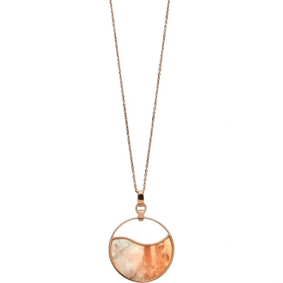 Afbeelding van Skagen dames Agnethe ketting met parelmoer SKJ1744791 in de kleur Roségoud