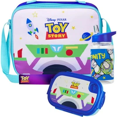 Afbeelding van Get Trend Disney Toy Story Koeltas voor kinderen met lunchbox, waterfles, 3 delig, blauw,