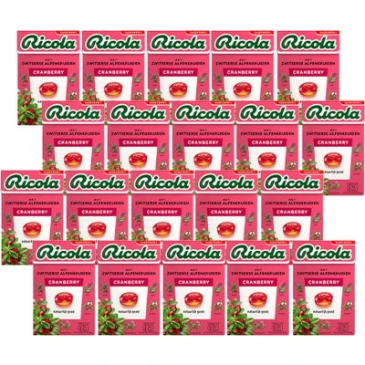 Afbeelding van Ricola Cranberry 20x50g