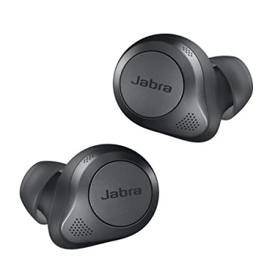 Afbeelding van Jabra Elite 85t True Wireless, actieve ruisonderdrukkende draadloze koptelefoon, lange batterijduur en krachtige oordopjes, oplaadhoes, grijs