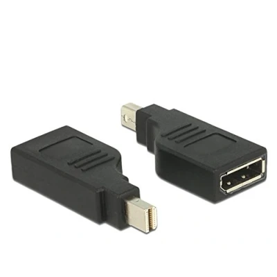 Afbeelding van Mini DisplayPort adapter 90 gedraaid versie 1.2 (4K 60 Hz) / zwart