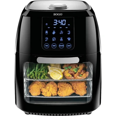 Afbeelding van SOGO Human Technology 1800 Airfryer W Zwart