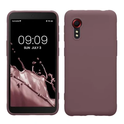 Afbeelding van kwmobile telefoonhoesje geschikt voor Samsung Galaxy Xcover 5 Hoesje smartphone Back cover in druivenblauw