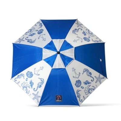 Afbeelding van Strandparasol Blauw Ø 180 cm SPF50+ Navy