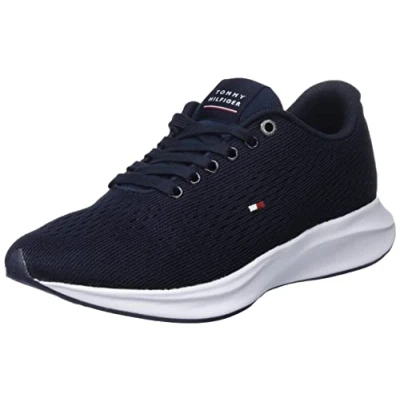 Afbeelding van Tommy Hilfiger Lightweight Runner Sneakers laag, Heren, Maat: 40, Desert sky Polyester