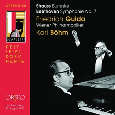 Afbeelding van Friedrich Gulda, Wiener Philharmoniker, Karl Böhm Strauss: Burleske/Beethoven: Symphonie No.7 (CD)