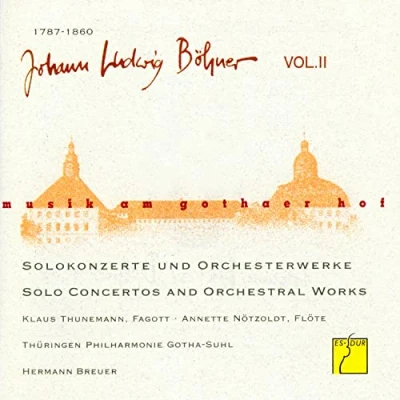 Afbeelding van Music at the Court of Gotha: Boehner Solo Concertos
