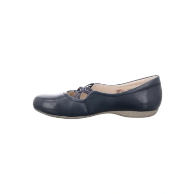 Afbeelding van Josef Seibel Ballerina&#039;s met enkelbandjes, Dames, Maat: 40, Ocean Leer