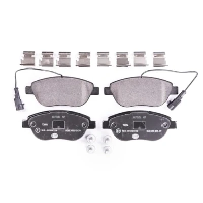 Afbeelding van HELLA 8DB 355 015 791 Remblokkenset Met slijtage waarschuwingscontact remzadelschroef toebehoren FIAT: Punto Evo Hatchback