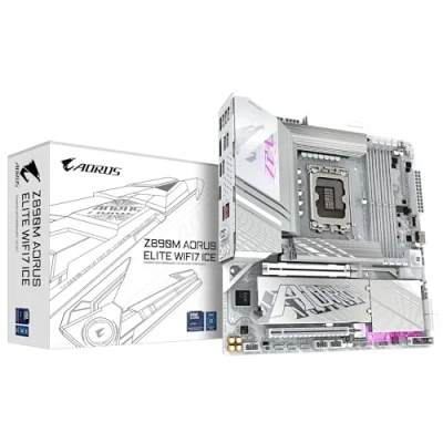 Afbeelding van Gigabyte Z890M A ELITE WF7 ICE Moederbord Socket Intel 1851 Vormfactor ATX chipset Intel® Z890