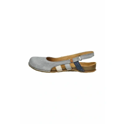 Afbeelding van El Naturalista Slingback ballerina ́s, Dames, Maat: 36, Multi denim Nubukleer