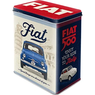 Afbeelding van Fiat 500 Good things are ahead of you. Bewaarblik.