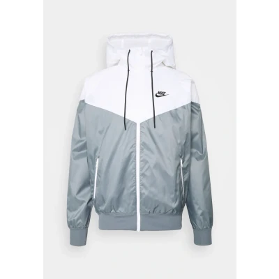 Afbeelding van Nike Sportswear Lichte jas, Heren, Maat: 3XL, Smoke grey/white/black