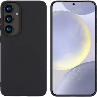 Afbeelding van imoshion hoesje Geschikt voor Samsung Galaxy S25 Plus met koord Siliconen Zwart