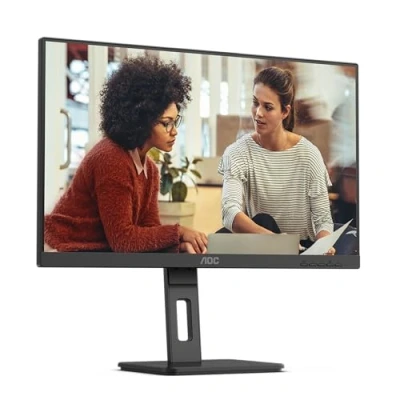Image de AOC 24E3QAF Écran Full HD 24 &quot;, haut parleur, réglable en hauteur (1920 x 1080, 75 Hz, VGA, HDMI, DisplayPort) Noir
