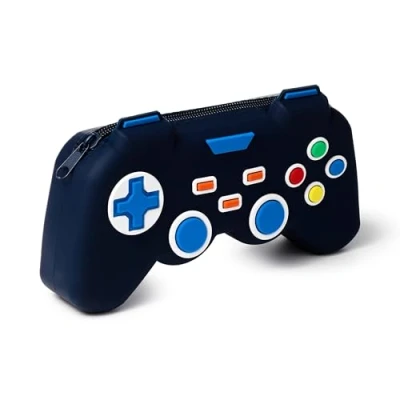 Afbeelding van Game Over Controller Shaped Silicone Pencil Case Pennenzak Height 11cm Width 20.5cm Depth 5.5cm