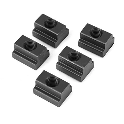 Afbeelding van T sleufmoeren M8/M10 Black Oxide Finish met schroefdraad voor sleuven in gereedschapstabellen VERPAKKING (M10)