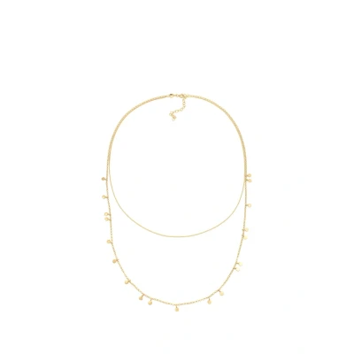 Afbeelding van Elli Layerlook Ketting goldcoloured, Dames, Maat: 40, Gold coloured