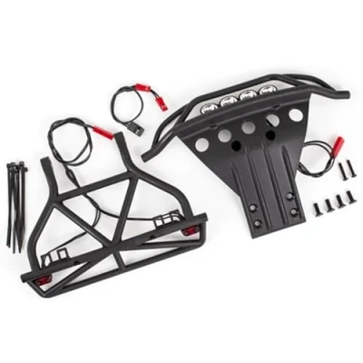 Afbeelding van LED light set, complete (includes front and rear bumpers with bar, harness, &amp; BEC Y harness) (fits 2WD Slash)
