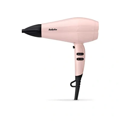 Image de Seche Cheveux Rose Blush 2200 Design Babyliss 5337Pre 2200W Moteur Dc