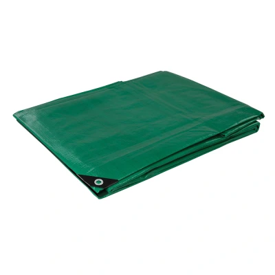 Afbeelding van Silverline Heavy duty afdekzeil scheur en waterbestendig 4 x 10 meter UV schimmelbestendig
