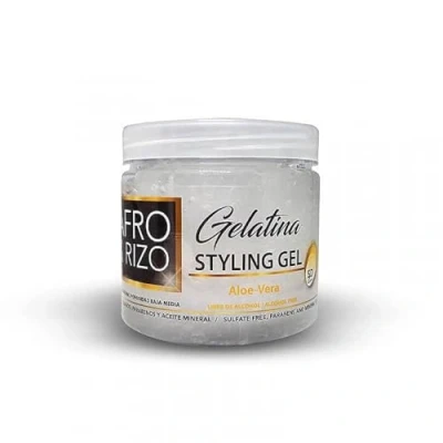 Afbeelding van Afro &amp; Rizo Gelatina con Aloe Vera 16oz (Styling Gel)