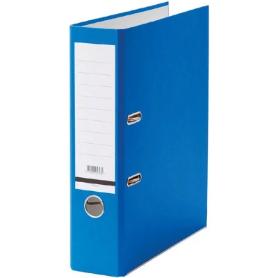 Afbeelding van Ordner Qbasic A4 80mm karton blauw