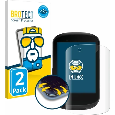 Afbeelding van BROTECT Screenprotector voor Garmin Edge 530 Folie Beschermfolie transparant volledig dekking (2 Stuks)