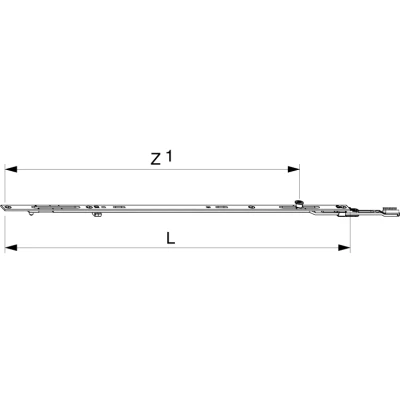 Afbeelding van i.S. Verlengstuk 470mm/Gr.1280V (1 nok) ZL