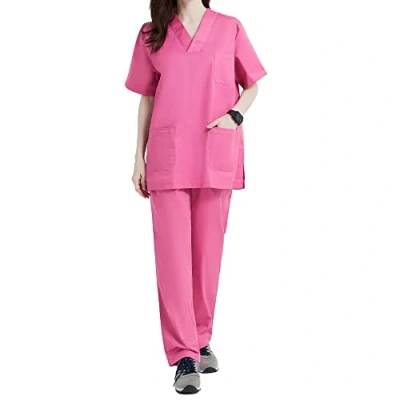Image de MISEMIYA Casaca Et PANTALON Sanitaires Unisexe Uniformes MÉDICAUX 8178, Fuchsia 21, 5XL