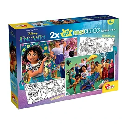 Afbeelding van Disney Encanto puzzel kleurplaat 2 x 60 stukjes