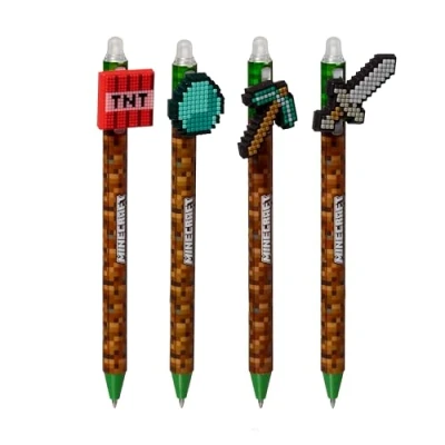 Afbeelding van Erasable Pen met PVC Topper Minecraft Tools