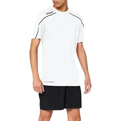 Afbeelding van Uhlsport Stream 22 Shirt Korte Mouw Heren Wit / Zwart Maat: 3XL