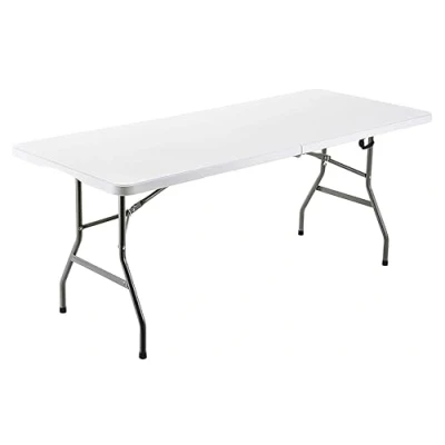 Afbeelding van Marbueno Vouwtafel Kunststof Wit 180X70X74 cm Catering, Strand en Kamperen 10529