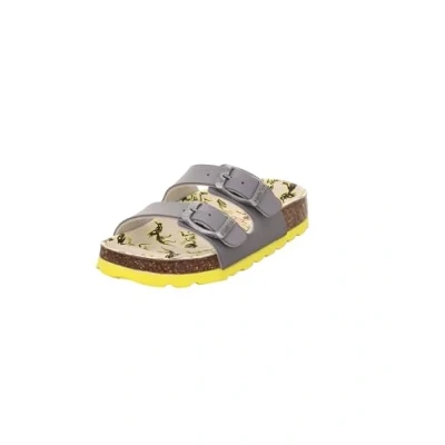 Afbeelding van Superfit Fussbettpantoffel Pantoffels voor kinderen, Maat: 39, Grau/mehrfarbig Hoogwaardig imitatieleer