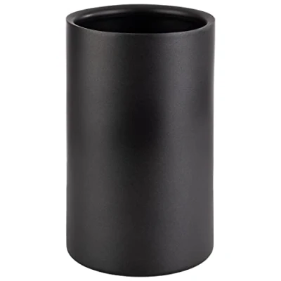 Afbeelding van APS Germany® Flessenkoeler Dubbelwandig RVS Zwart Ø 12/10 cm x H 20