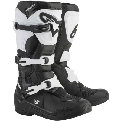 Afbeelding van ALPINESTARS TECH 3 BLACK WHITE BOOTS 6 Maat Laars