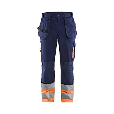Afbeelding van Blaklader Werkbroek High Vis 1529 1860 Marineblauw/Oranje D92