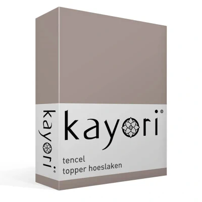 Afbeelding van Kayori Kiyo Topper HSL Tencel 90/210 220 Taupe (Kleur: Taupe)