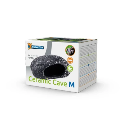 Afbeelding van Superfish Ceramic Cave M Aquarium Ornament 10x12x9 cm