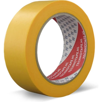 Afbeelding van TechnoTape Maskingtape Washi Pro Excellent Geel 38 mm (x 50 meter) Techno Tape