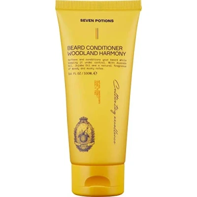 Afbeelding van Seven Potions Baardconditioner voor Mannen Voorkomt Jeuk en Roos in je Baard Natuurlijk, Vegan, Diervriendelijk (Woodland Harmony,100ml)