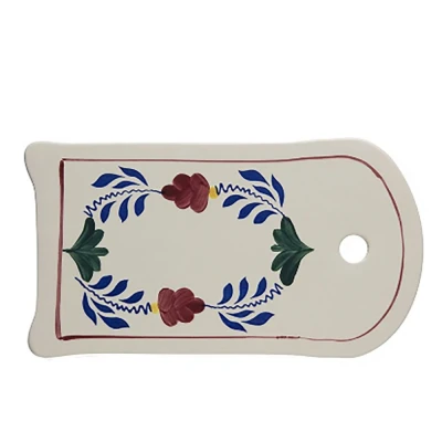 Afbeelding van Royal Boch Boerenbont Set 2 Broodplanken 25x15cm Crème Met Decor Aardewerk