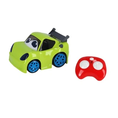 Afbeelding van Overige Merken Kiddygo Rc Crazy Racer Sport Auto 19 Cm + Licht En Geluid Geel