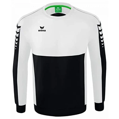 Afbeelding van Erima Six Wings sweatshirt zwart/wit