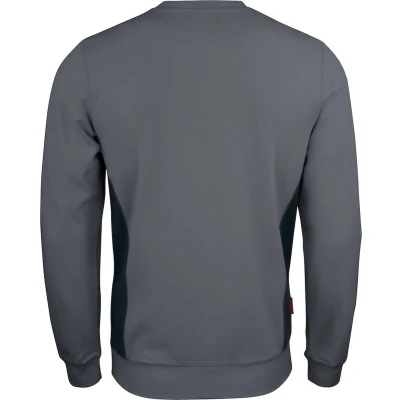 Afbeelding van Jobman 5402 Roundneck Sweatshirt 65540220 Donkergrijs/Zwart