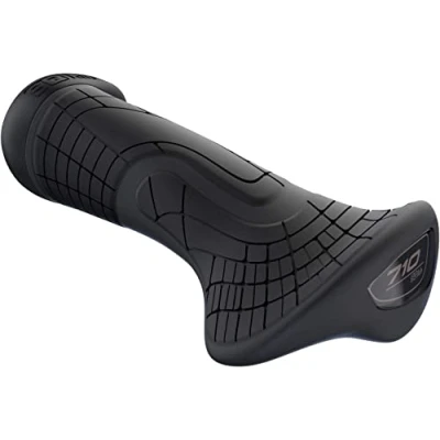 Afbeelding van SQlab Handgrepen fiets 710 Handvatten Bar ends Mountainbike Stuurdoppen Polypropyleen Ø115.2 mm Zwart L