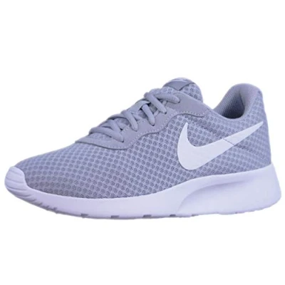 Afbeelding van Nike Tanjun Dames Sneakers Wolf Grey/White Maat 35.5
