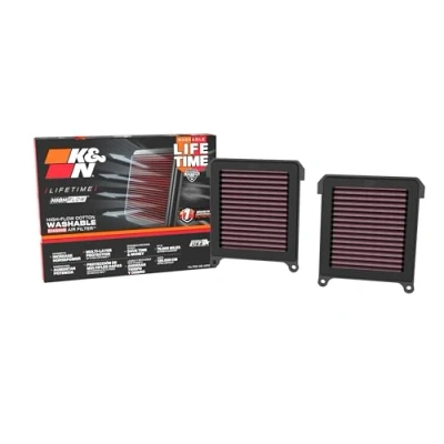 Afbeelding van K&amp;N Filters HA 1120 Luchtfilter 22mm 125mm 140mm Long life filter